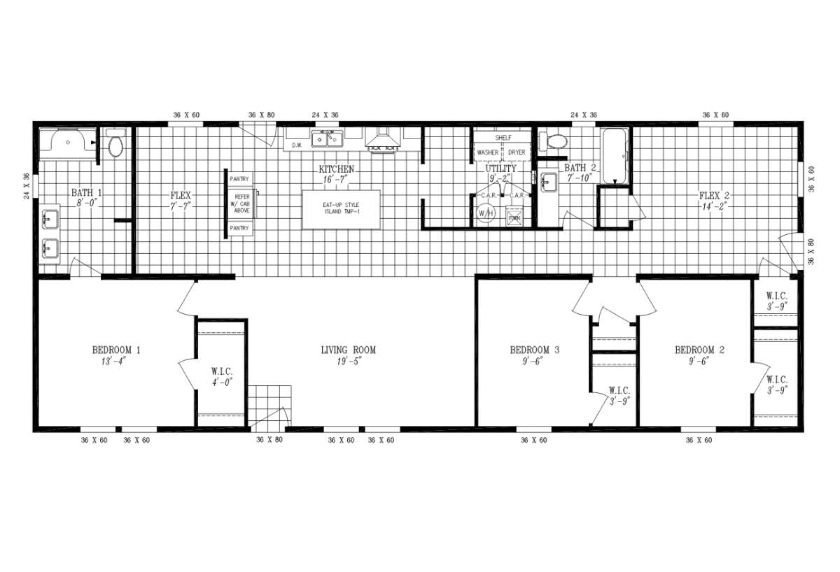 Sequence floor plan layout
