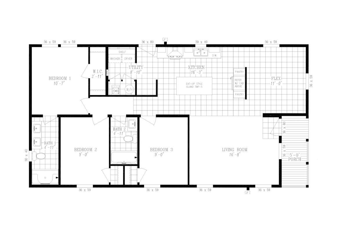 The Runaway floor plan layout